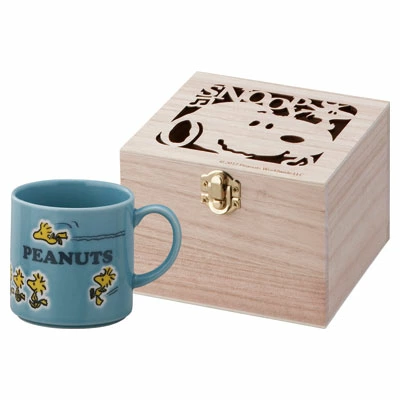 SNOOPY 木箱入マグ (follow me)